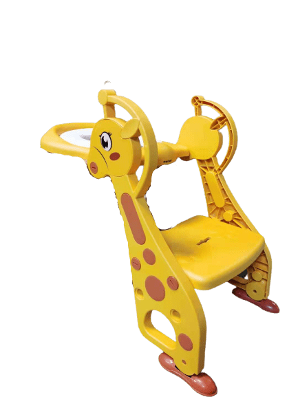 BabyTeddy® Patented Baby Potty Seat Chair Toilet Trainer Cushioned With steps And Easy Grip Handle 1-8 Years Age Kid - Image 4